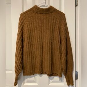 Cashmere mock neck sweater